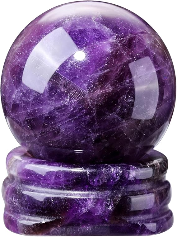 amethyst ball stand