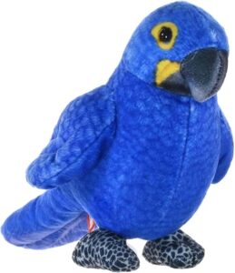 blue parrot toy