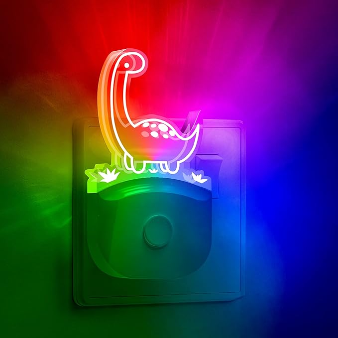 rainbow dinosaur