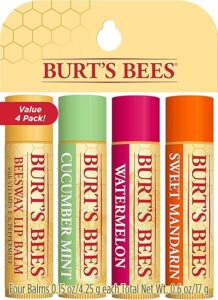 Burts bees lip balm 4 pack
