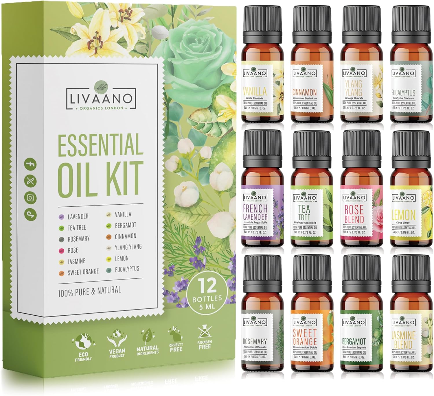 livaano essential oils set