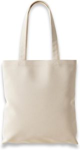Wonky Line cotton tote bag