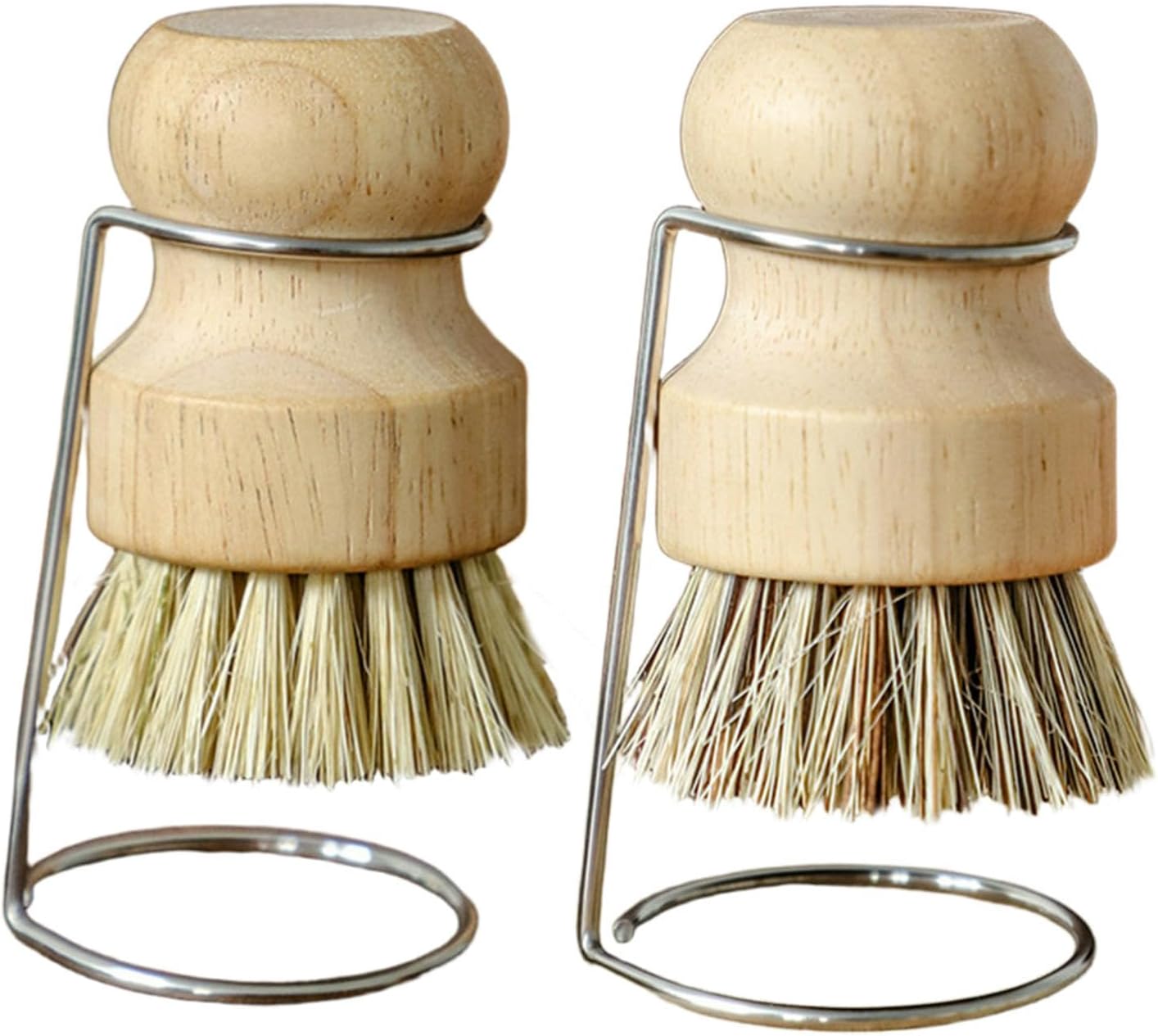 2pcs bamboo scrubs with racks